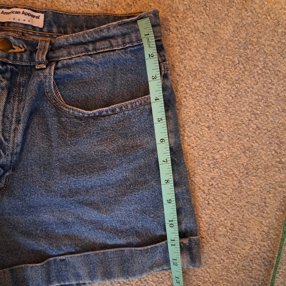 American Apparel Denim Shorts Size 8 - Picture 5 of 5
